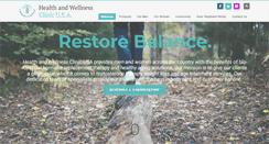 Desktop Screenshot of healthandwellnessclinicusa.com